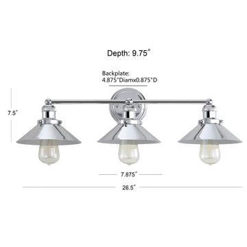 July Metal Shade Sconce - JONATHAN Y